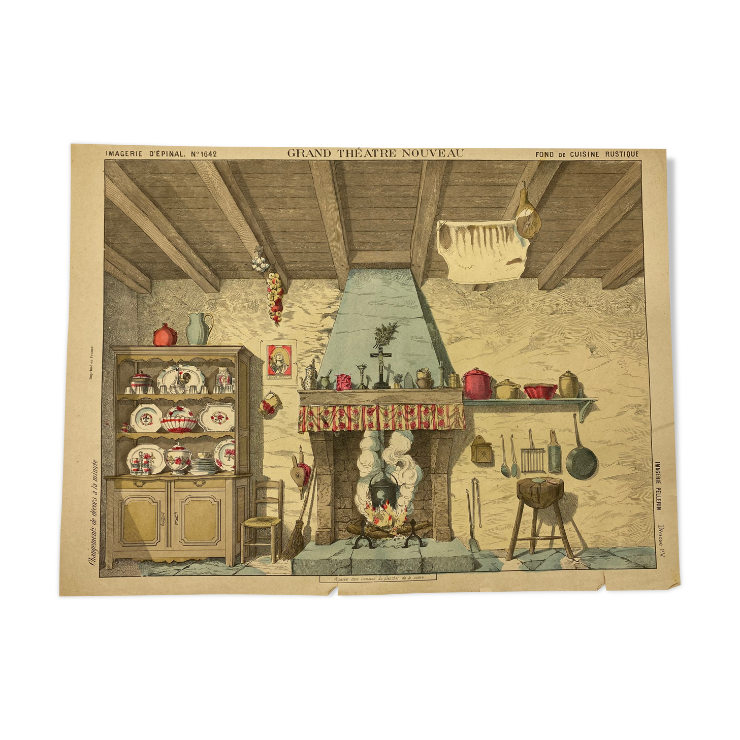 Image d’Épinal "Grand théâtre nouveau"