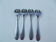 Set of 4 oyster forks