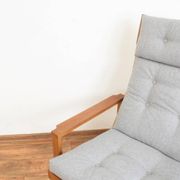 Mid-Century Danish Oak Armchair by Leif Alring for Madsen & Schubell, 1960s