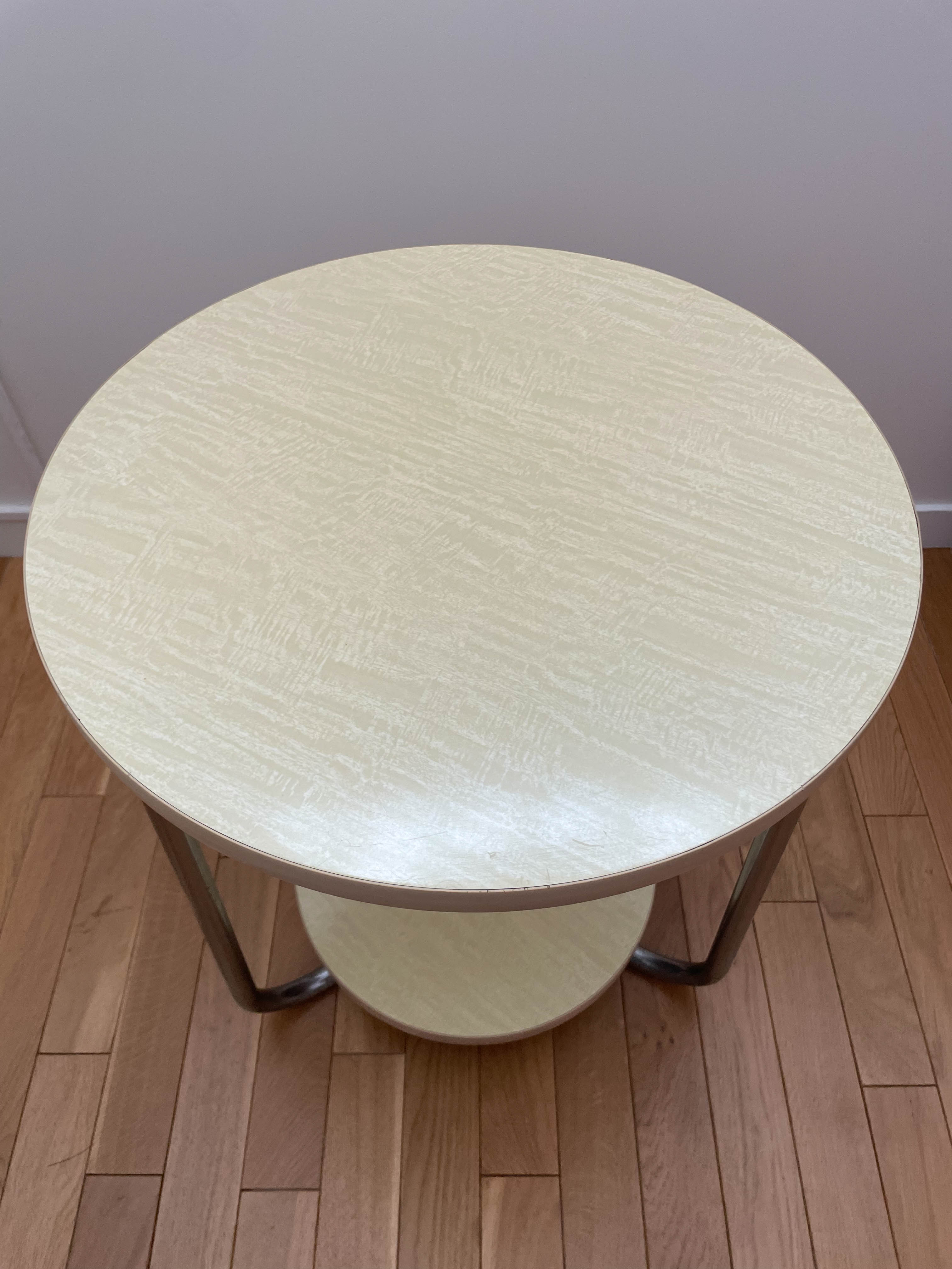 Formica pedestal table