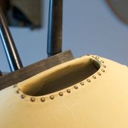 Pair of yellow “Tonneau” chairs Pierre Guariche edition Thonet 1950