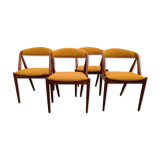 Set de 4 chaises Kai Kristiansen modèle 31 1960s