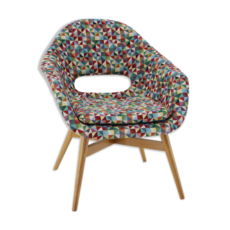 Miroslav Navratil Shell Lounge Chair, Czechoslovakia  1960s