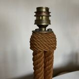 Living room lamp in braided rope 1950 Riviera
