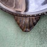 Silver metal tray
