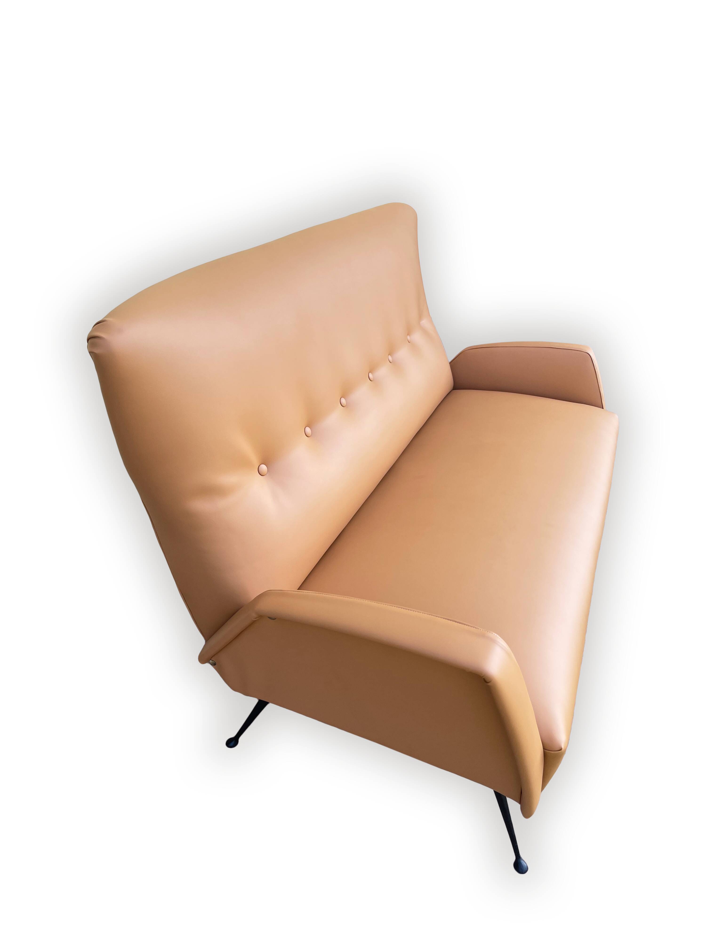 Canapé italien vintage 2 places - 1950