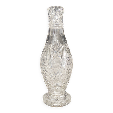 Vase en cristal taillé