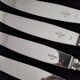 6 Silver Metal Cheese Knives Ravinet d'Enfert Pearl Model