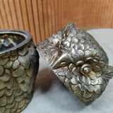 Ice bucket Mauro Manetti vintage Italian owl