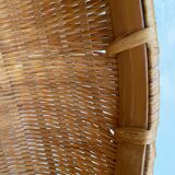 Round Basket made of Asian bamboo