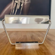 Vintage adjustable modernist wall lamp, chromed metal, France 1960