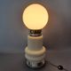 Murano glass table lamp by Nason, Birillo metal, Space Age design 1970.