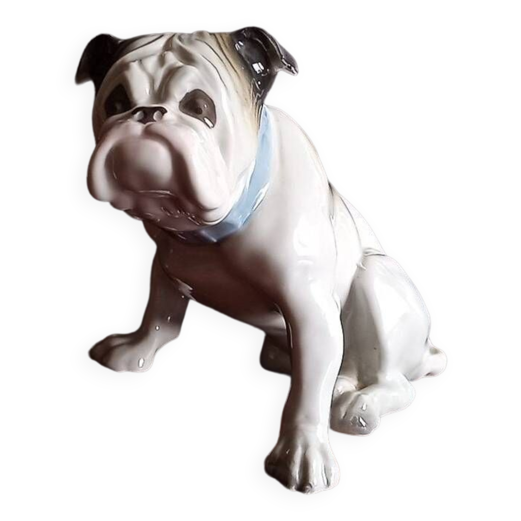 Gräfenthal - porcelain dog - H 12 cm