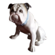 Gräfenthal - porcelain dog - H 12 cm