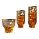 Lot de 8 petits verres rosaline