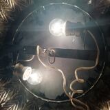 Metallic wall lamp