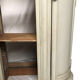 Old pharmacy furniture in grey lacquered oak, NINETEENTH