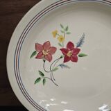 Set of 6 antique shallow bowls from Salin, France "Martine"