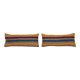 Set of 2 vintage kilim cushion covers 51x20 cm