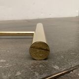 Mid-century floor lamp with counterweight in brass, 1960s