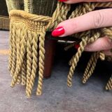 Seat / vintage moss green sofa