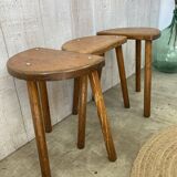 Set of 3 tripod stools