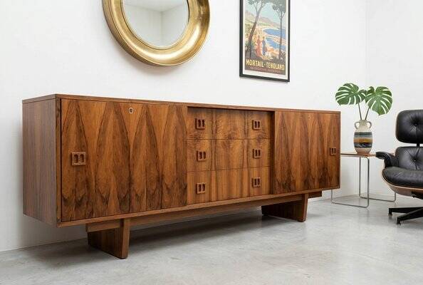 Mid-Century Modern Hungarian Credenza, 1960s