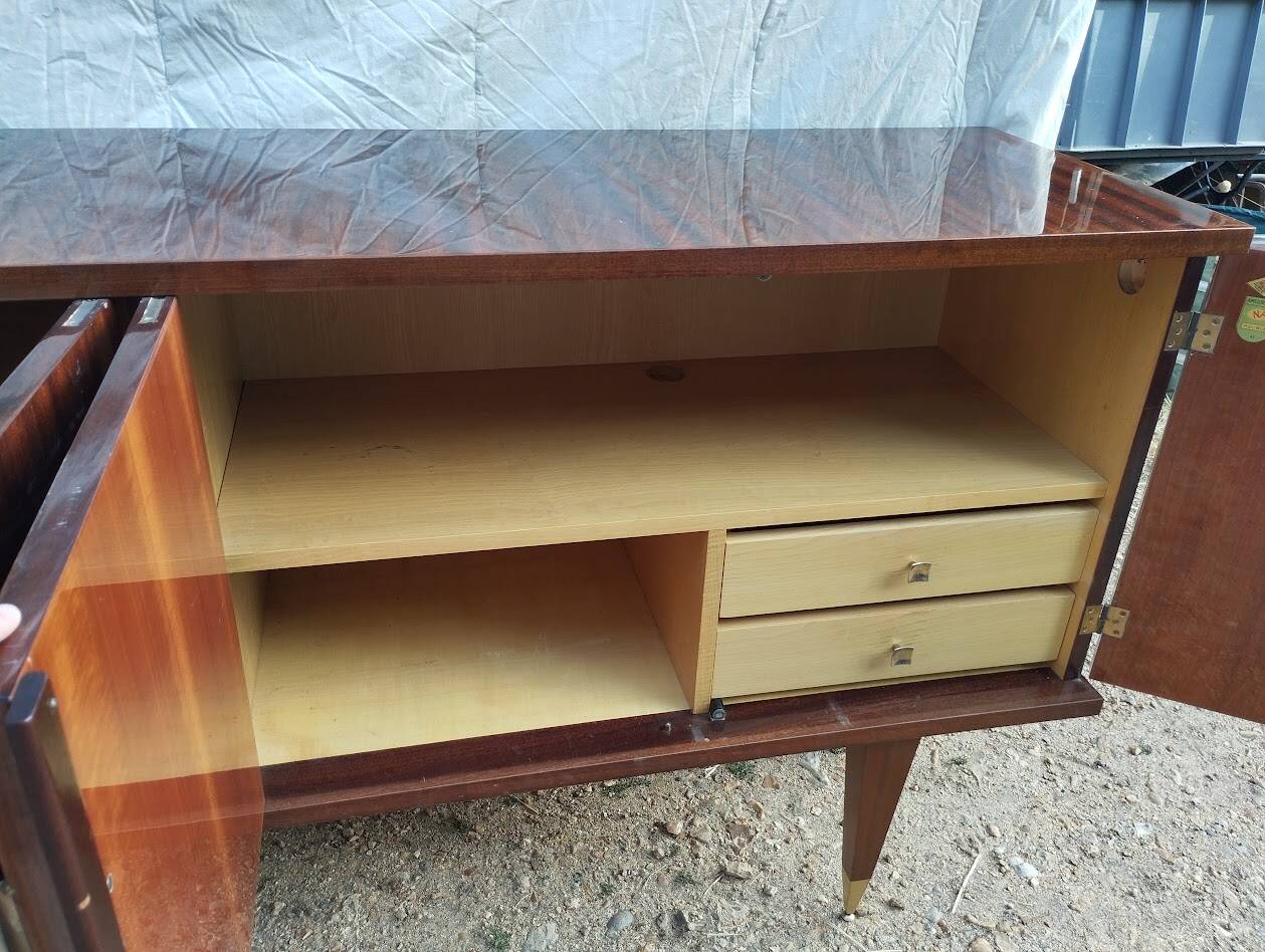 Enfilade Vintage d'Exception en Acajou « Cancale » – SRM – 1962