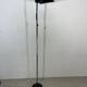 Vintage black metal floor lamp from the 70s
