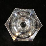 11 wine glasses in Crystal cut with diamond tip CRISTALLERIE DE LORRAINE