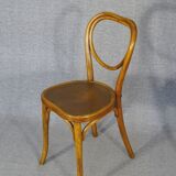 Set of 4 bistro chairs 1910/1930 curved wood, thonet, fischel etc