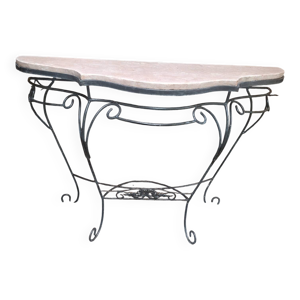 Console fer forgé