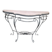 Wrought iron console