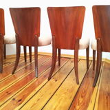 Set of four chairs H-214 proj.J.Halabala, the 50s Czechoslovakia