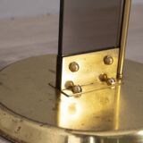 Vintage 1980s floor lamp in gold-plated brass and glass, designed by Relux