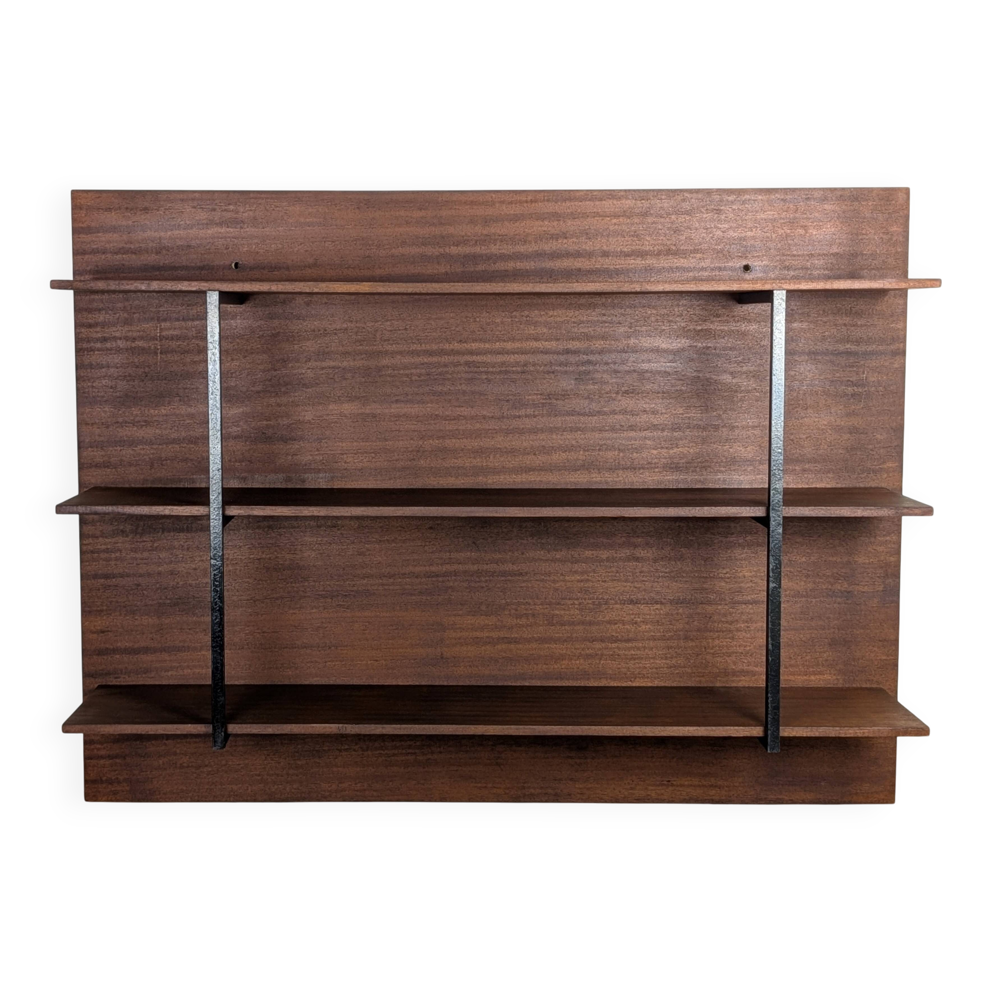 1960s wall bookshelf shelf