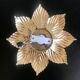 Golden flower applique