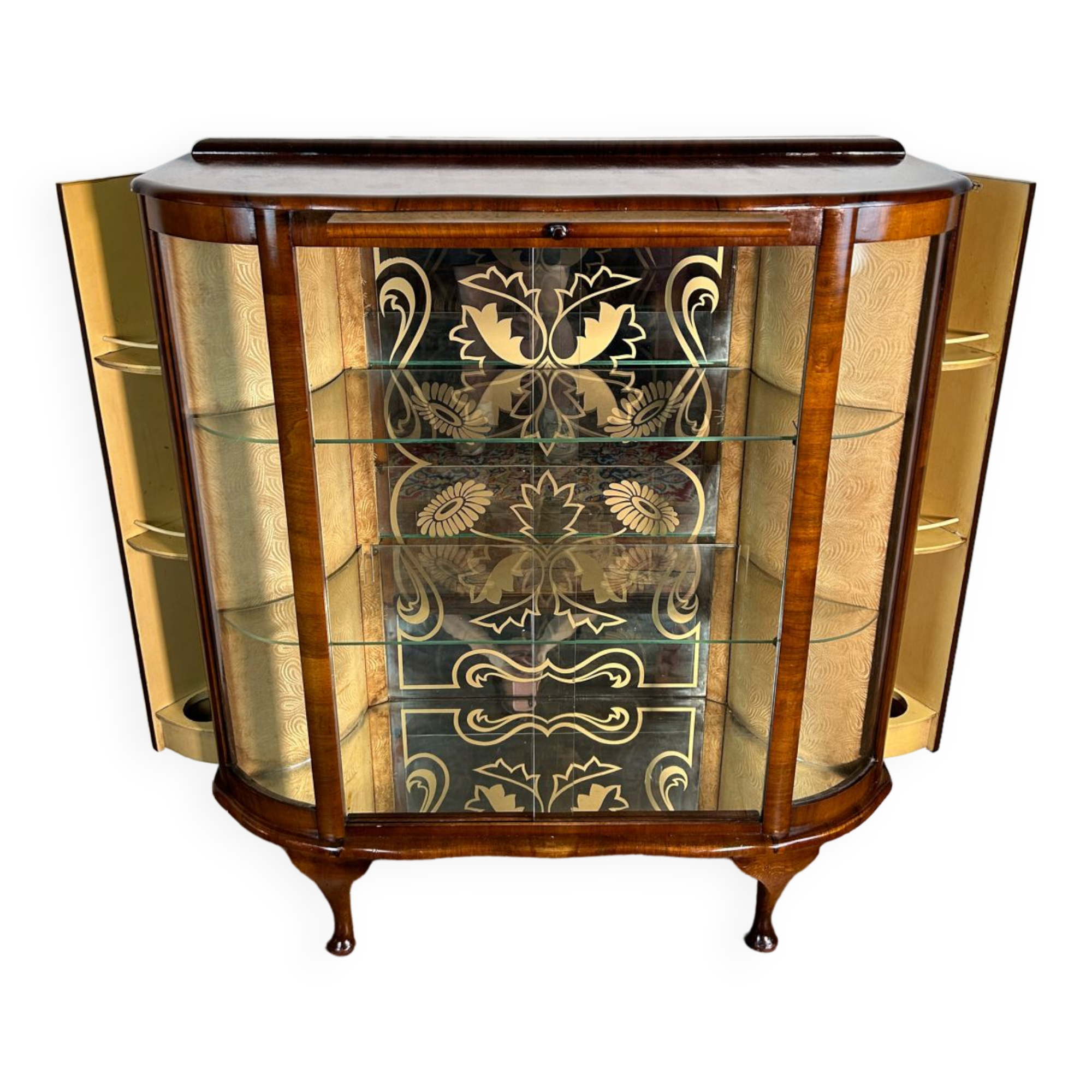 Art Deco Vintage Brocante Display Cabinet Cocktail Bar 1930