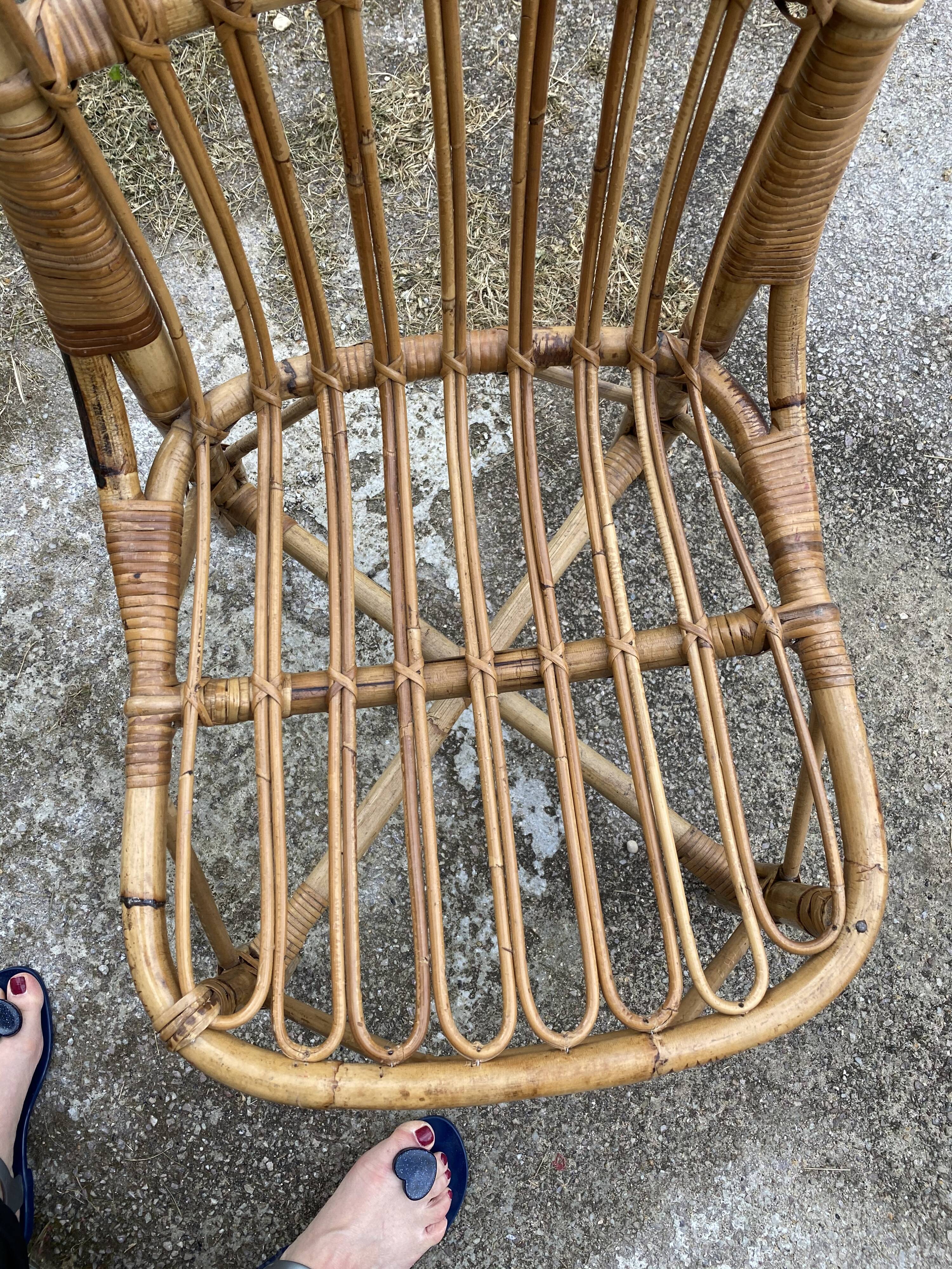Vintage rattan chair
