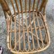 Chaise en rotin vintage