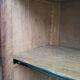 19th Century Walnut Library Display Cabinet with 1 Door