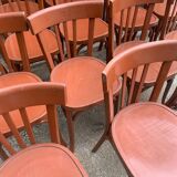 Set of 27 bistro and Baumann chairs