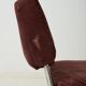 Pair of chrome and velvet chairs, Roche Bobois, 1970s