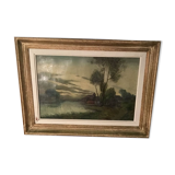 Painting by J. Guillory 18th