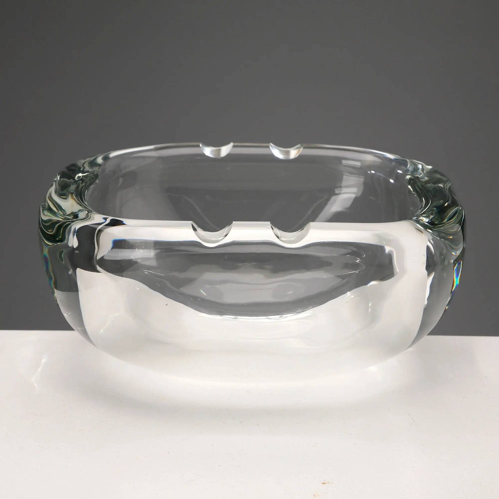 Vintage glass ashtray Barbini, 1980s-1990s