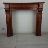 Fireplace chestnut mantle