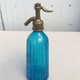 Blue glass siphon