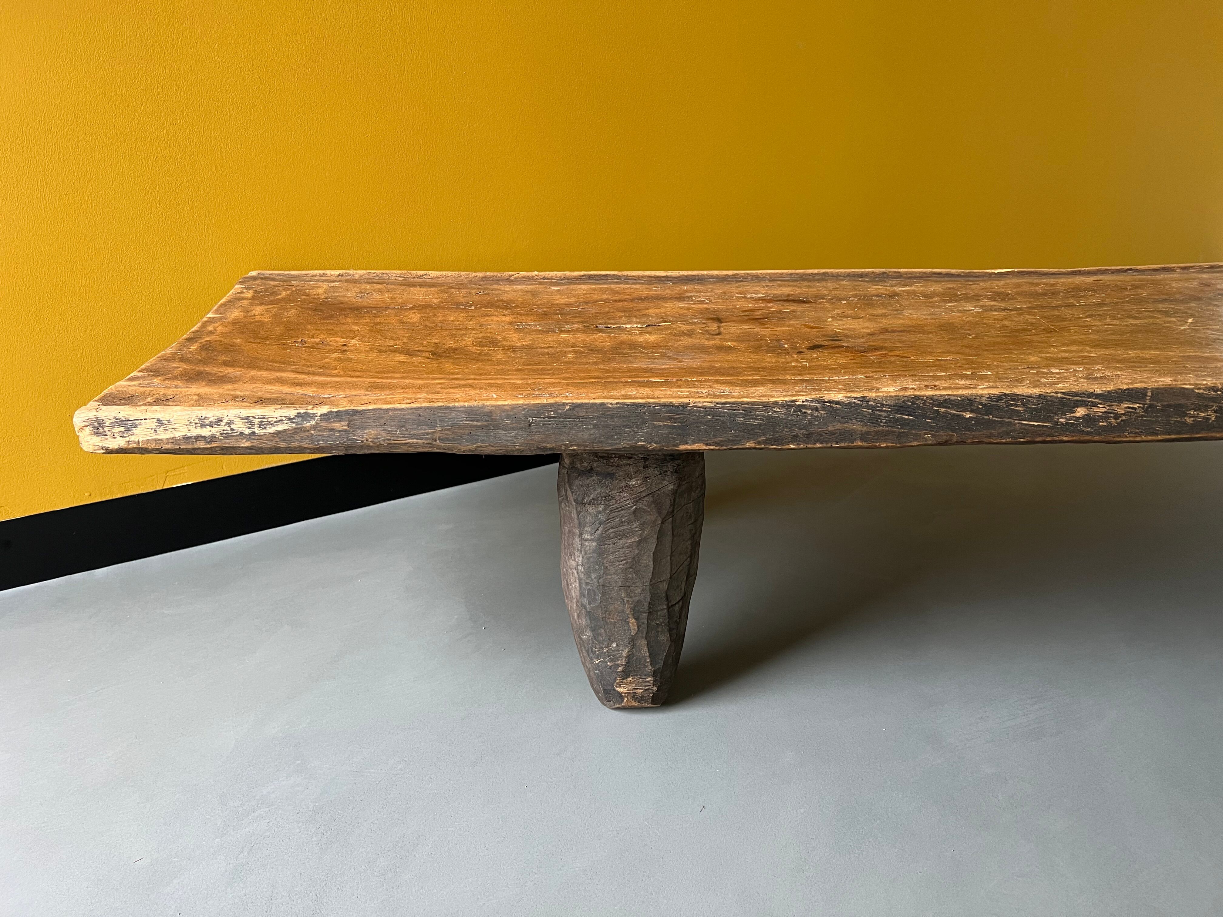 African Senoufo bench, bed, Ivory Coast, 50s