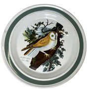 Portmeirion, English porcelain plate with owl decoration, 20th century