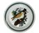 Portmeirion, English porcelain plate with owl decoration, 20th century